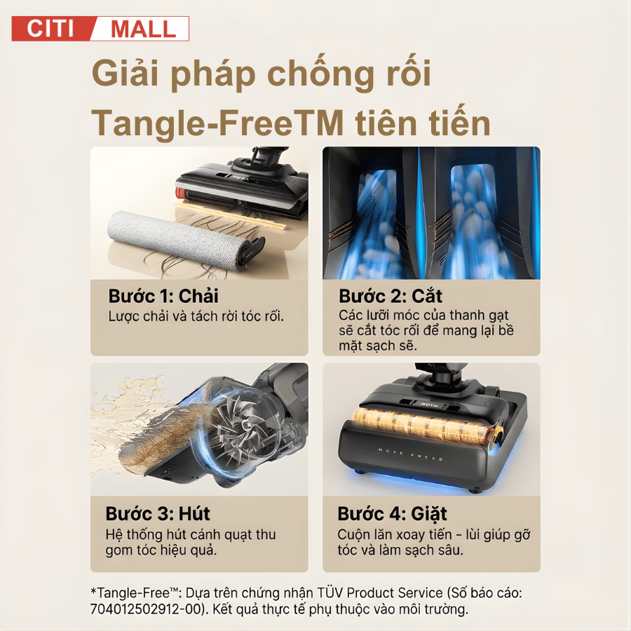 Mova K30 Pro - Máy Hút Bụi Lau Nhà Cầm Tay 2026 tại Citimall 06