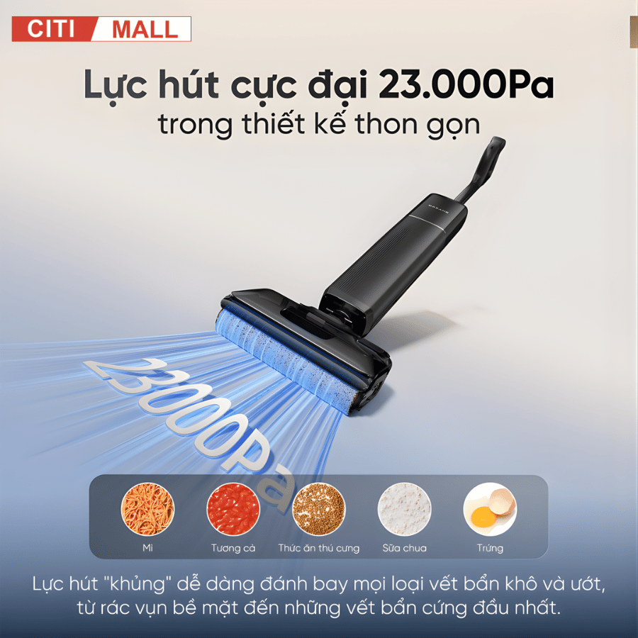 Dreame H16 GT - Máy Hút Bụi Lau Sàn 2026 tại Citimall x Giga Việt Nam 07