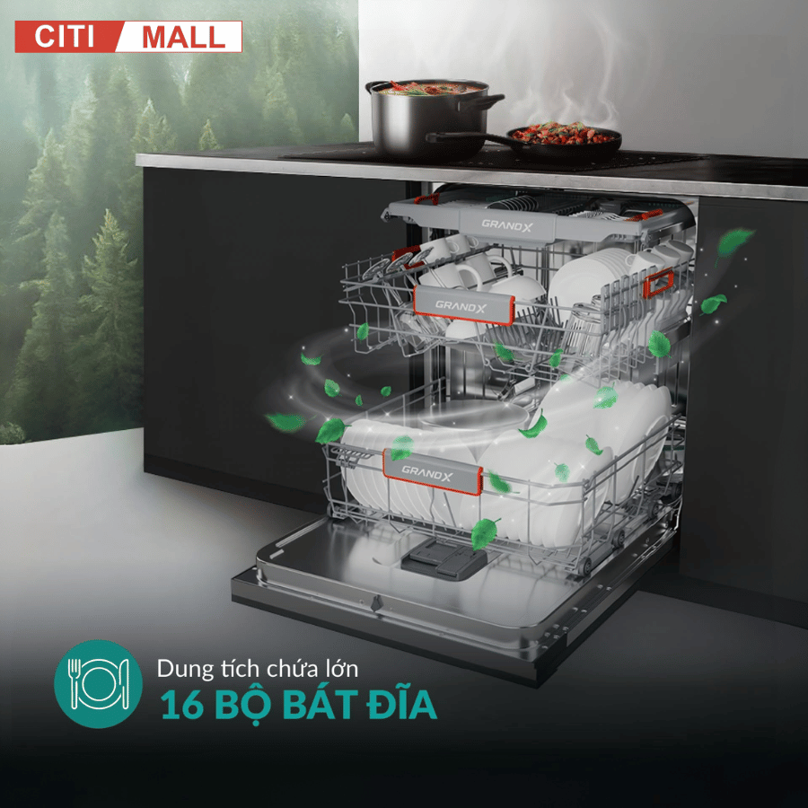 Máy rửa bát GrandX SMS8GX89B 2026