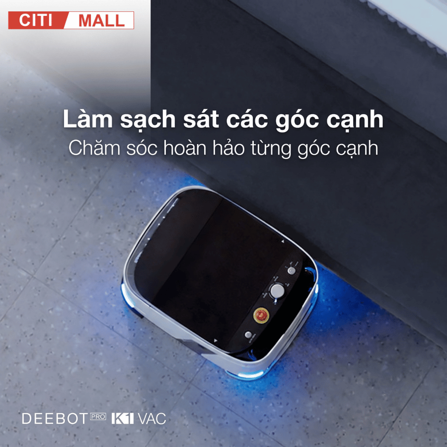 Ecovacs DEEBOT PRO K1 VAC - Robot hút bụi lau sàn công nghiệp 2026 tại Citimall 07
