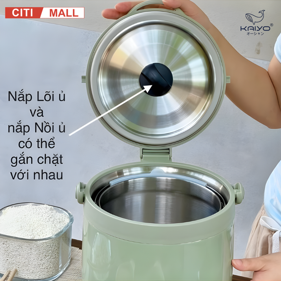 Nồi ủ chân không KAIYO Nhật Bản 2026