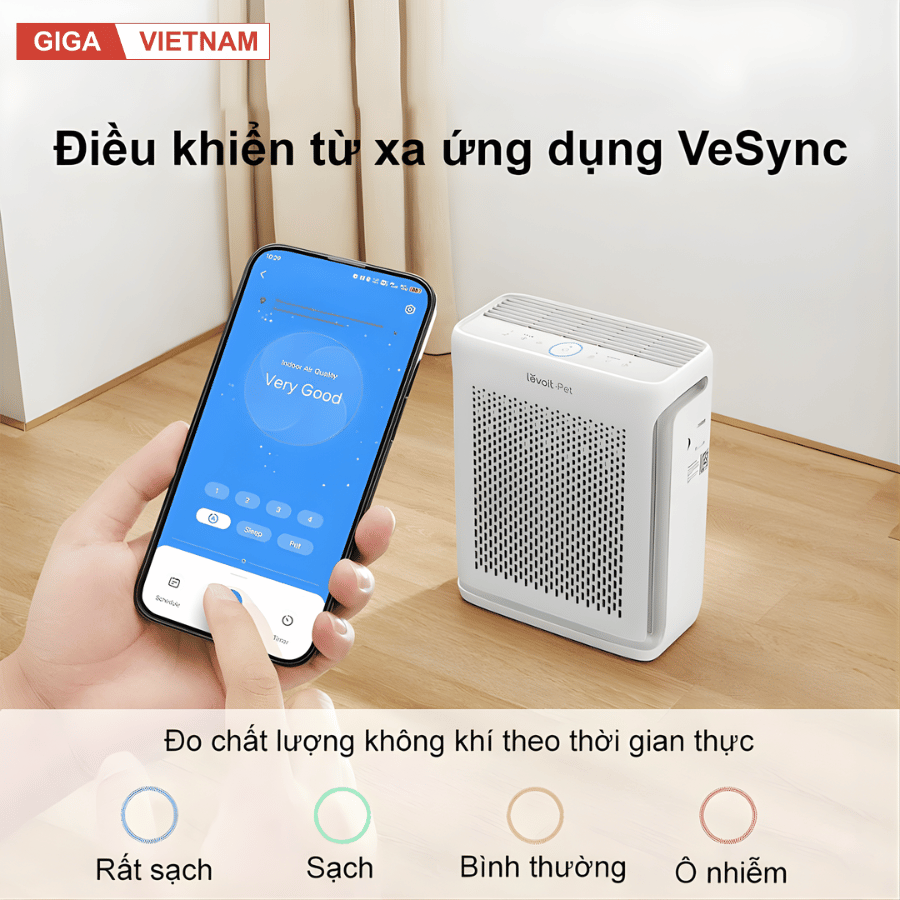Levoit Virtal 100S - Máy Lọc Không Khí 2026 tại Citimall x Giga Việt Nam 09