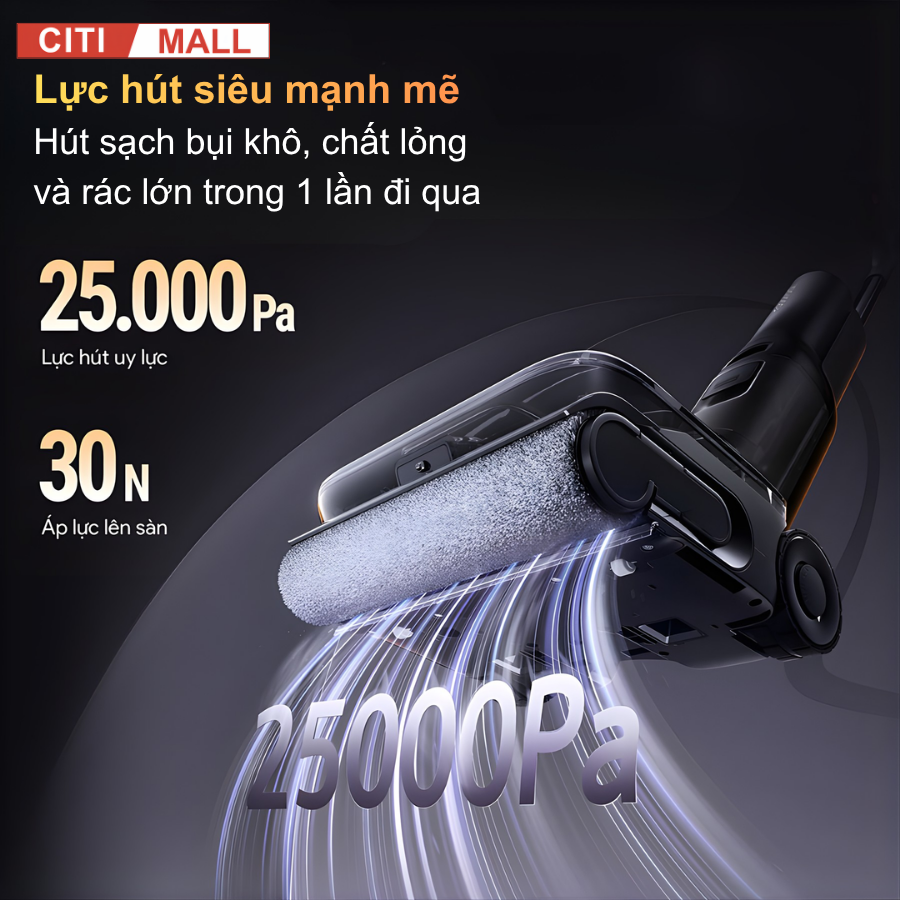 Roborock F25 ACE Pro - Máy Hút Bụi Lau Nhà 2026 tại Citimall 06