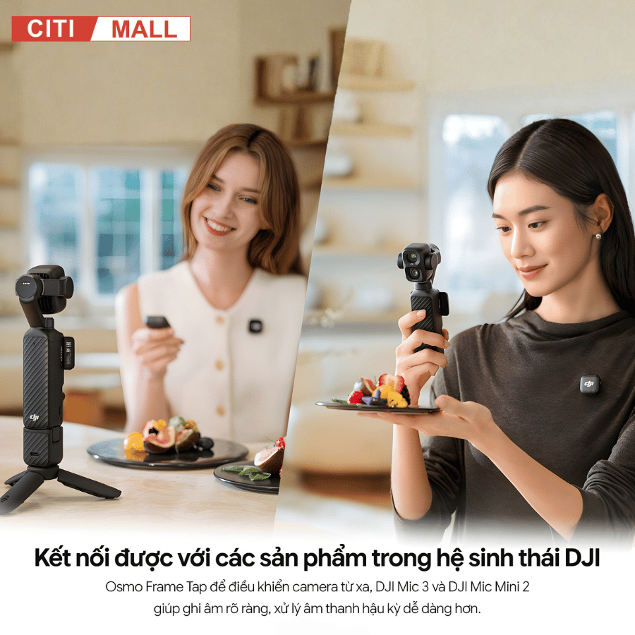 DJI Osmo Pocket 4P - Camera Thế Hệ Mới 2026 tại Citimall x Giga Việt Nam 26