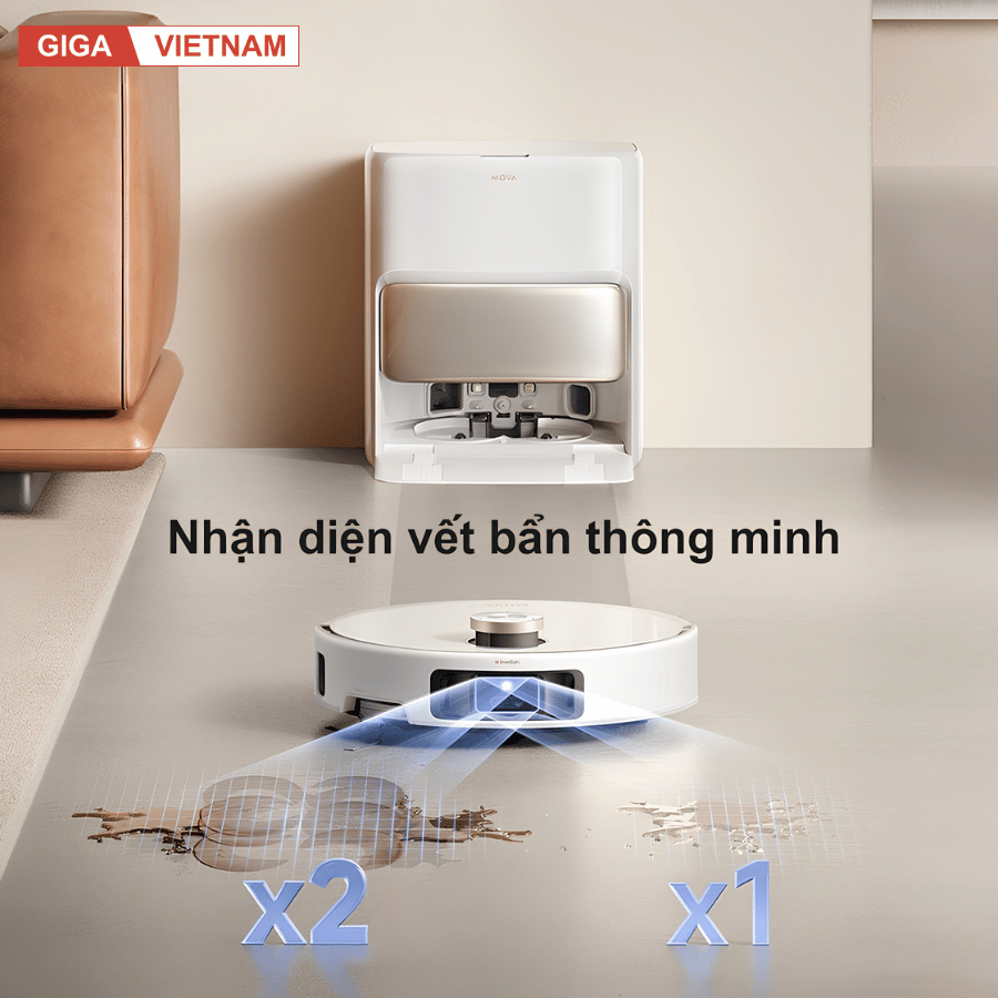 Mova V50 Ultra  - Robot Hút Bụi Lau Sàn 2026 tại Giga Việt Nam 015