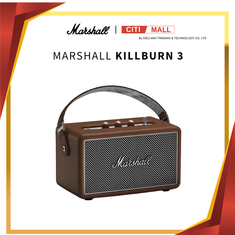 Marshall Kilburn 3 - Loa Bluetooth Thế Hệ Mới 2026 tại Giga Việt Nam x Citimall 04