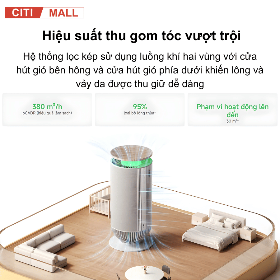 Mova Puris P10 - Máy Lọc Không Khí 2026 tại Citimall - Gigavietnam 05