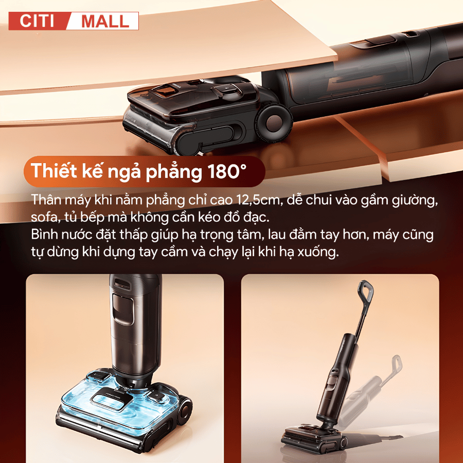 Roborock F25 Pro Steam Gen 2 Combo - Máy Hút Bụi Lau Sàn 2026 tại Citimall 09
