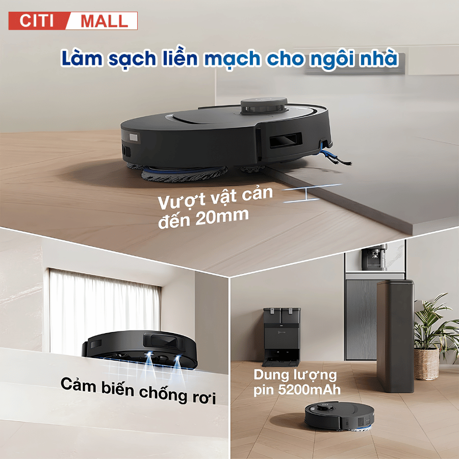 Ecovacs Deebot T30C Max Omni - Robot hút bụi 2026
