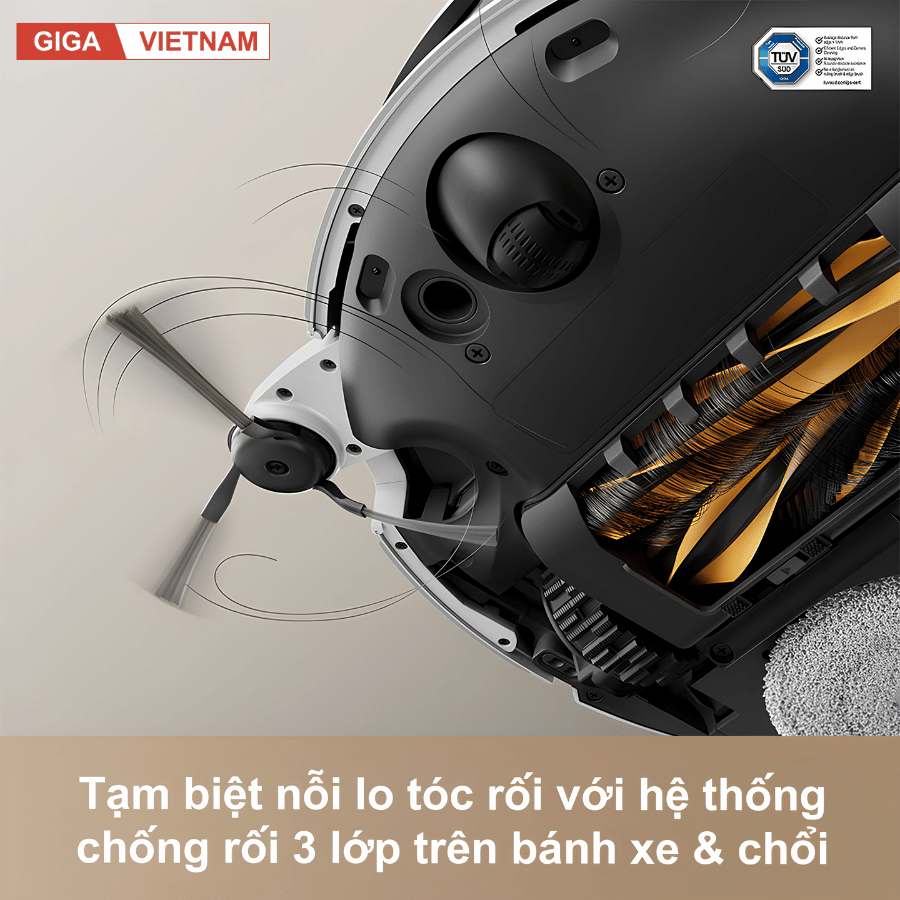 Mova V50 Ultra  - Robot Hút Bụi Lau Sàn 2026 tại Giga Việt Nam 08