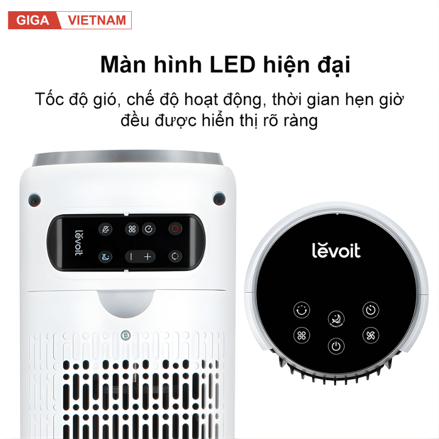 Levoit Classic 36 Inches - Quạt Tháp Điều Hòa 2026 tại Giga Việt Nam x Citimall 07