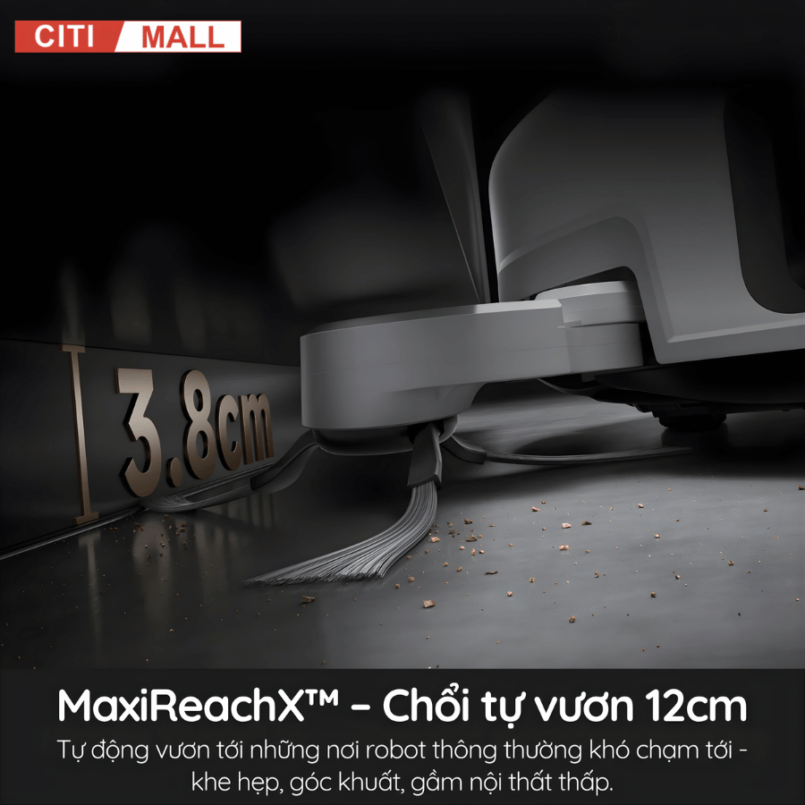 Mova V70 Ultra Complete - Robot Hút Bụi Lau Sàn 2026 tại Giga Việt Nam x Citimall 04
