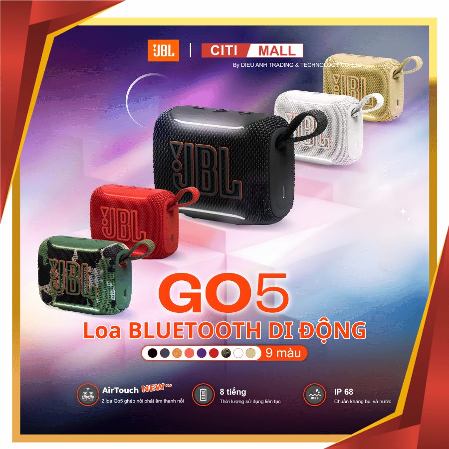 Loa JBL Go 5 - Loa Bluetooth Di Động 2026