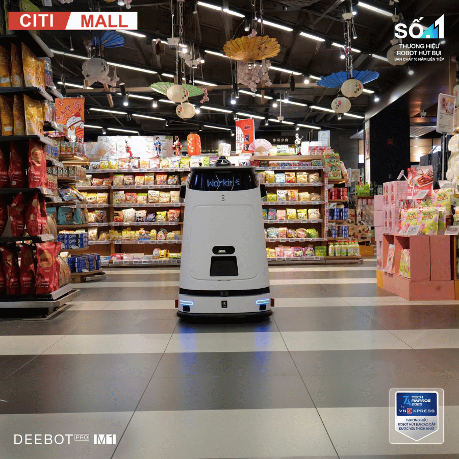 Ecovacs DEEBOT PRO M1 - Robot Hút Bụi Lau Sàn Công Nghiệp tại Citimall 15