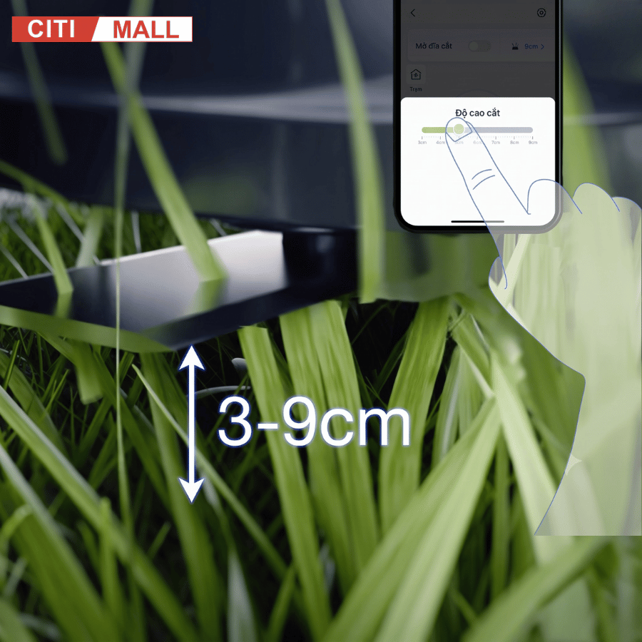 Ecovacs GOAT A2000 LiDAR PRO - Robot Cắt Cỏ 2026 tại Citimall 11