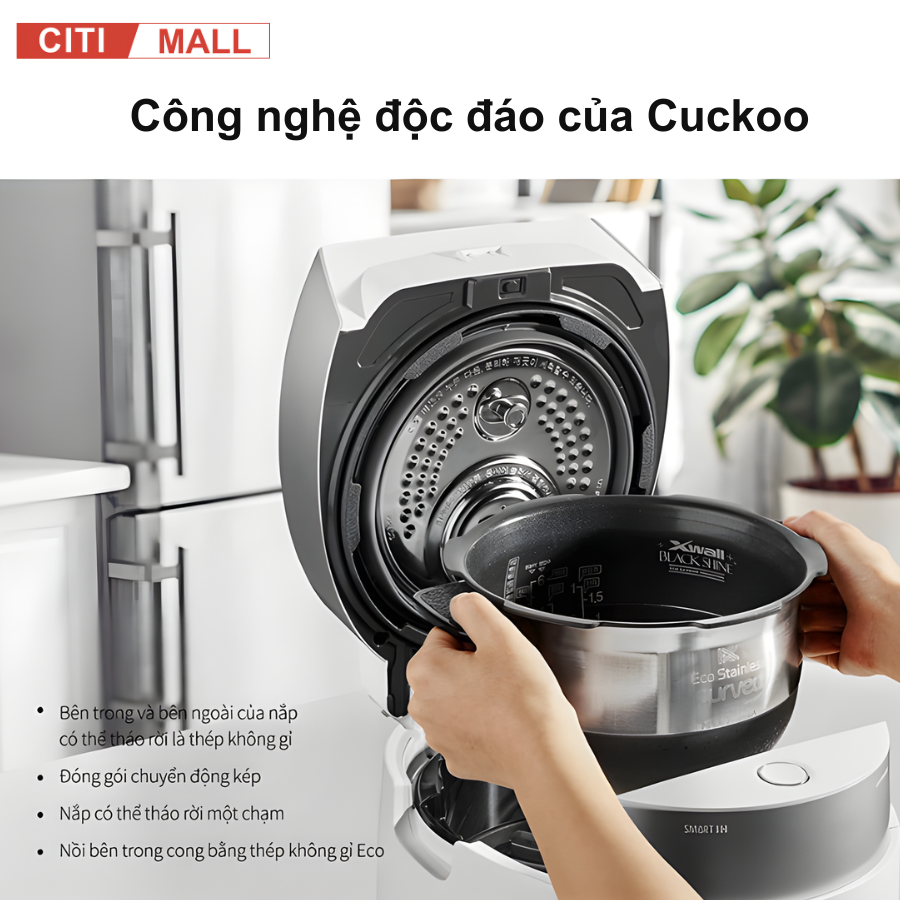 Cuckoo CRP-LHTR0610 - Nồi cơm điện cao tần 2026 tại Citimall 10