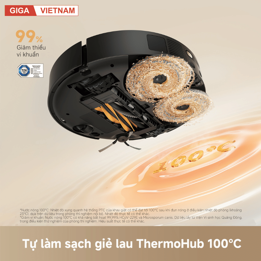 Dreame L50S Pro Ultra - Robot Hút Bụi Lau Sàn 2026 tại Giga Việt Nam x Vua Nhà Bếp Đức 07