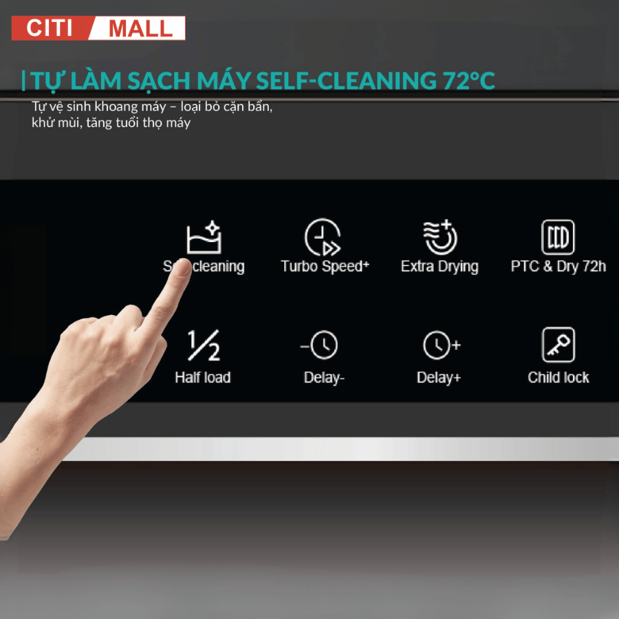 Máy rửa bát GrandX SMS8GX89B 2026