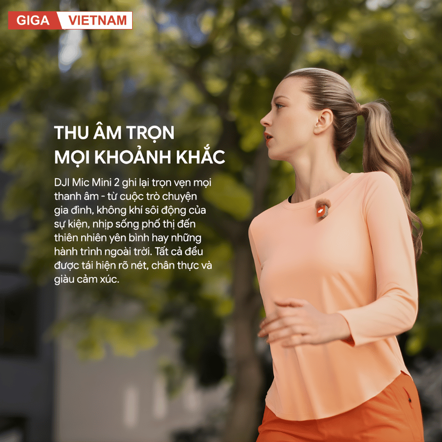 DJI Mic Mini 2 - Micro Thế Hệ Mới 2026 tại Citimall x Giga Việt Nam 012