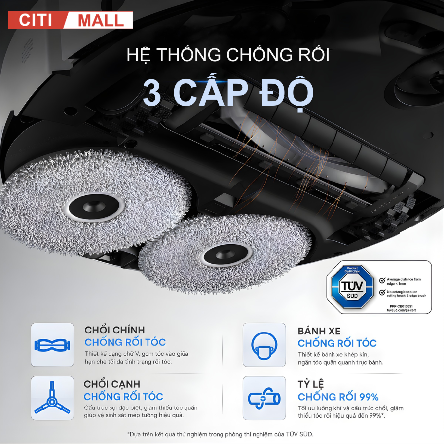 Mova E50 Ultra - Robot Hút Bụi Lau Nhà 2026 tại Citimall 07