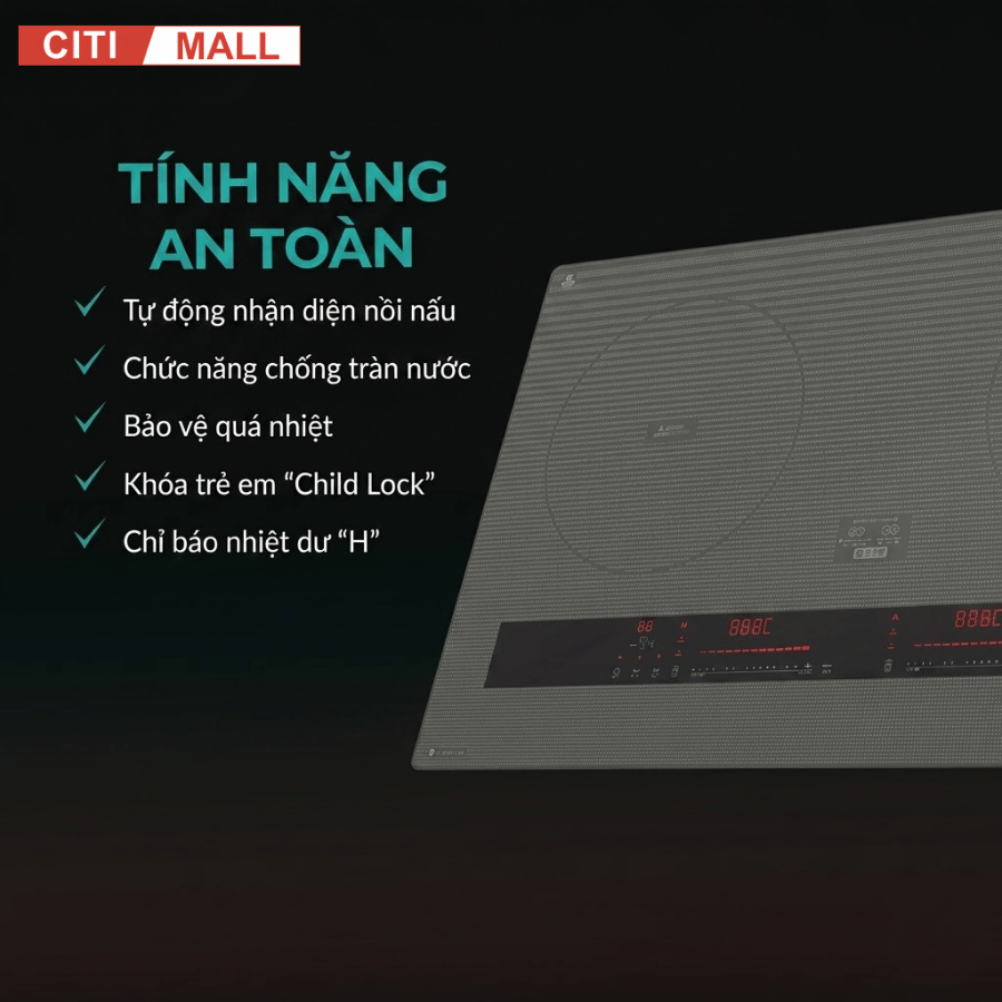 GRANDX GX IP879JP - BẾP TỪ GRANDX 2026