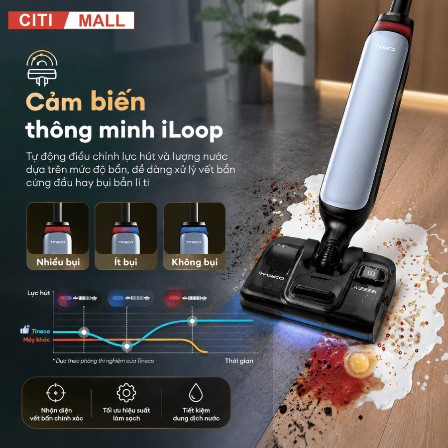 TINECO S9 ARTIST PRIME II - MÁY HÚT BỤI LAU SÀN KHÔ ƯỚT 2026