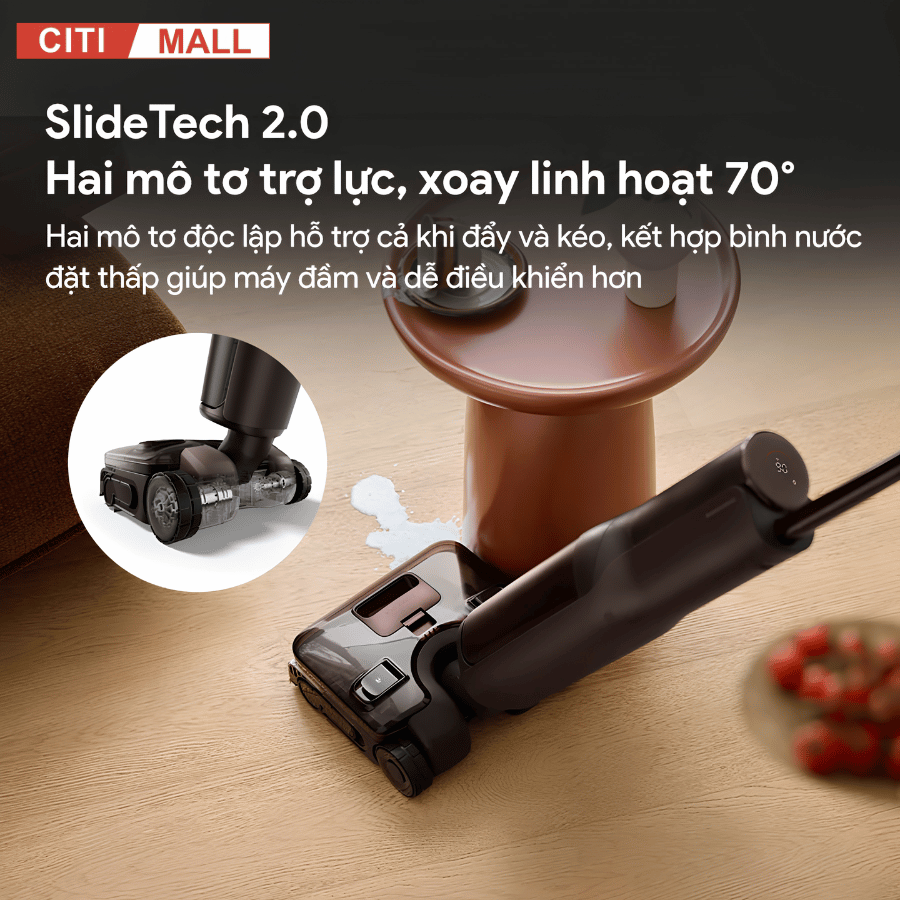 Roborock F25 Ultra Steam Gen 2 - Máy Hút Bụi Lau Sàn 2026 tại Citimall 09