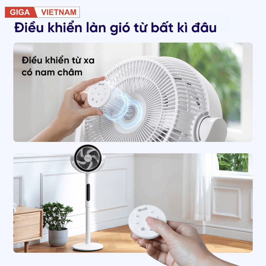Levoit Pedestal 22.9cm - Quạt Tuần Hoàn Không Khí 2026 tại Giga Việt Nam x Citimall 09