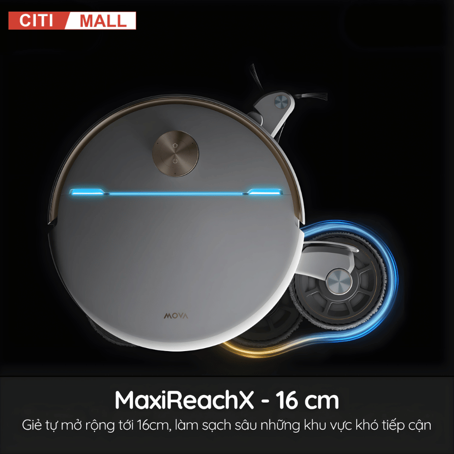 Mova V70 Ultra Complete - Robot Hút Bụi Lau Sàn 2026 tại Giga Việt Nam x Citimall 03