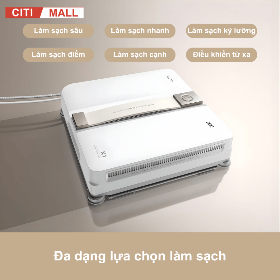 Mova N1 - Robot Lau Kính Thế Hệ Mới 2026 tại Giga Việt Nam x Citimall 10