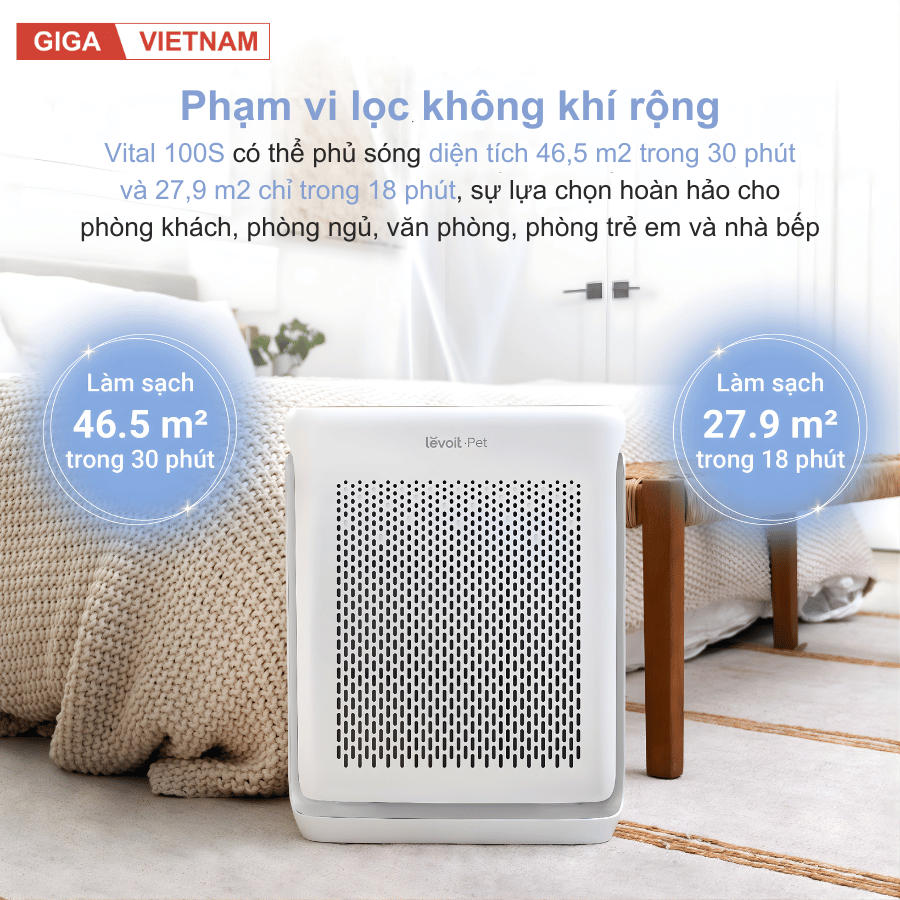 Levoit Virtal 100S - Máy Lọc Không Khí 2026 tại Citimall x Giga Việt Nam 014