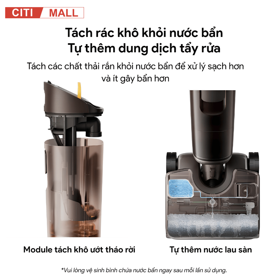 Roborock F25 Ultra Steam Gen 2 - Máy Hút Bụi Lau Sàn 2026 tại Citimall 13