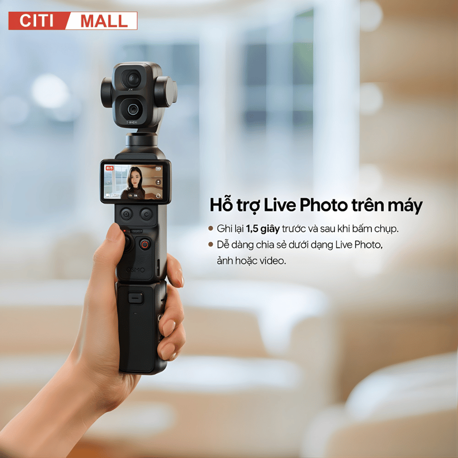 DJI Osmo Pocket 4P - Camera Thế Hệ Mới 2026 tại Citimall x Giga Việt Nam 19