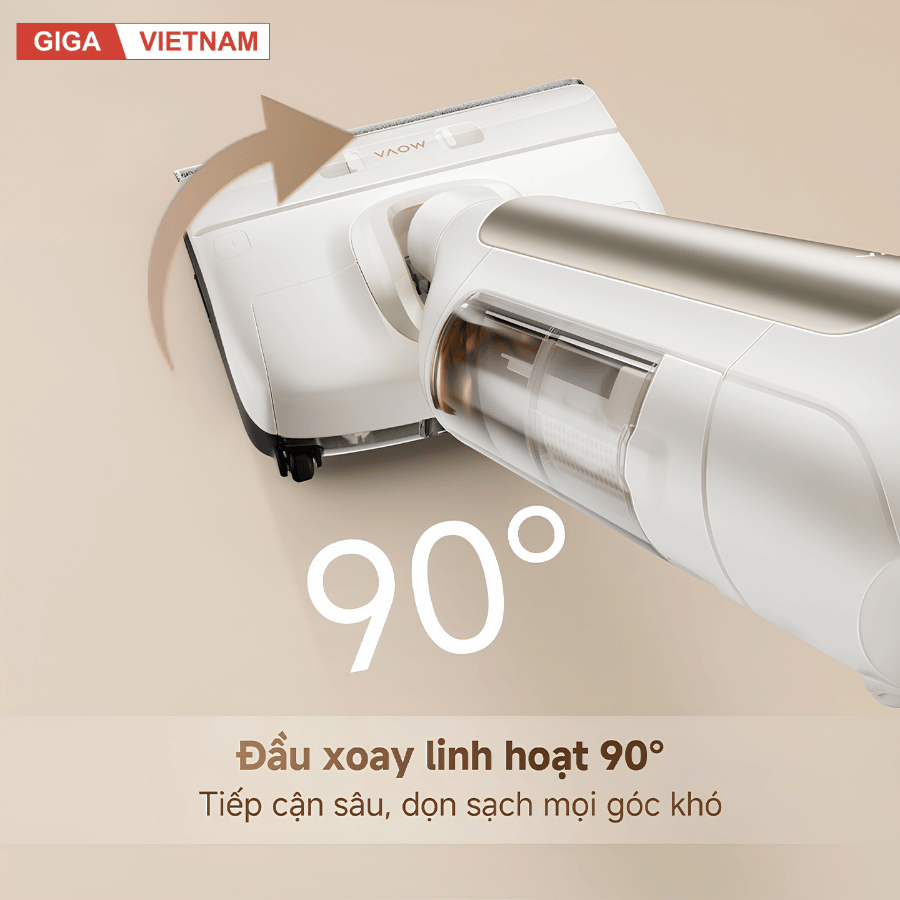 Mova M10 - Máy Hút Bụi Lau Sàn Cầm Tay 2026 tại Giga Việt Nam x Vua Nhà Bếp Đức 08