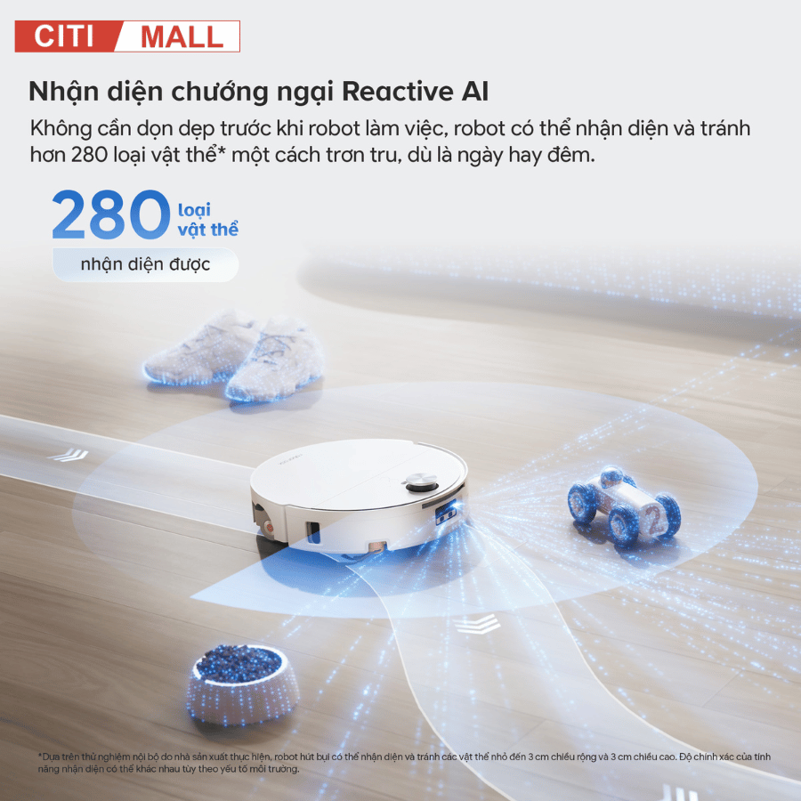 Robot hút bụi lau nhà Roborock Qrevo Edge 2 Flow tại Citimall 014