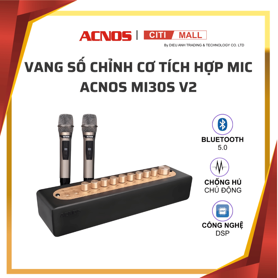 Vang Số ACNOS - Siêu Phẩm Vang Số Kèm Mic Thông Minh 2026