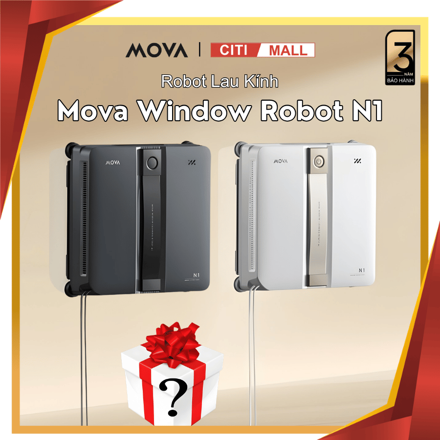Mova N1 - Robot Lau Kính Thế Hệ Mới 2026 tại Giga Việt Nam x Citimall 01