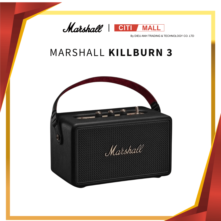Marshall Kilburn 3 - Loa Bluetooth Thế Hệ Mới 2026 tại Giga Việt Nam x Citimall 01
