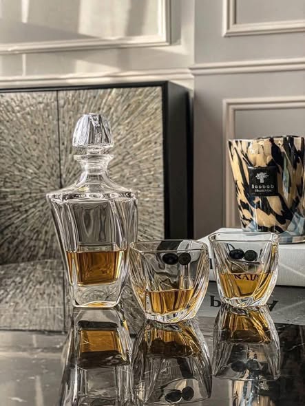 Set Bình Rượu Pha Lê Tiệp Khắc Chính Hãng - Bohemia Neptune