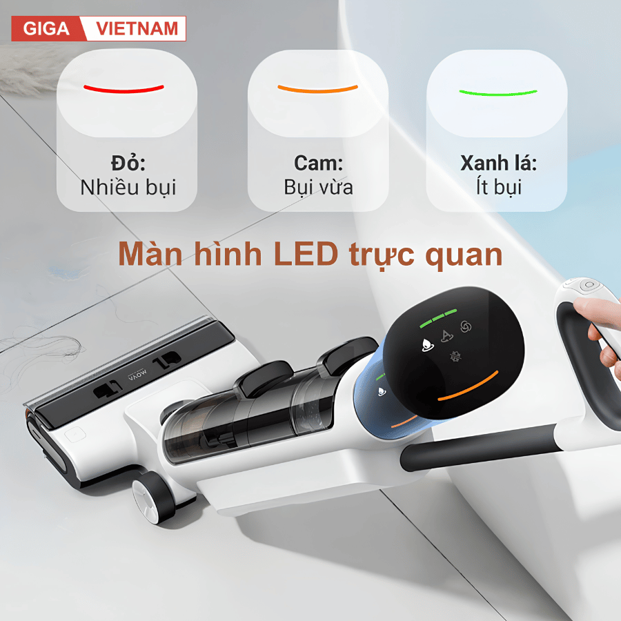 Mova K20 Pro - Máy Hút Bụi Lau Sàn Cầm Tay 2026 tại Giga Việt Nam 05