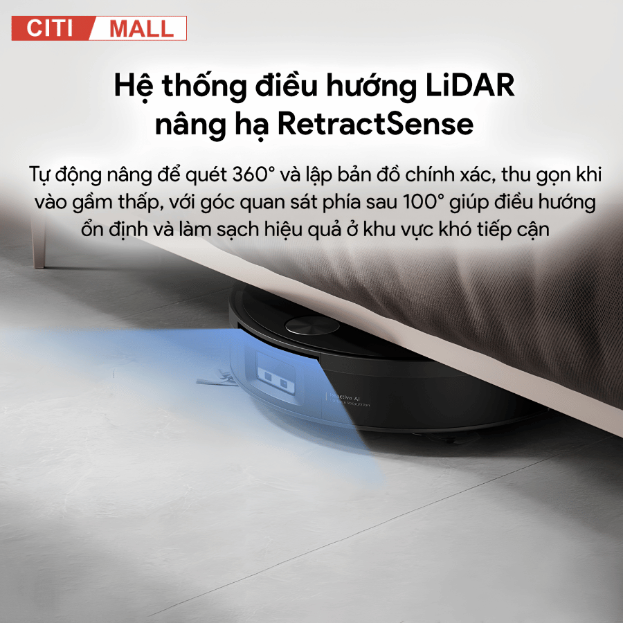 Roborock Saros 20 Flow - Robot Hút Bụi Lau Nhà 2026  tại Citimall 012