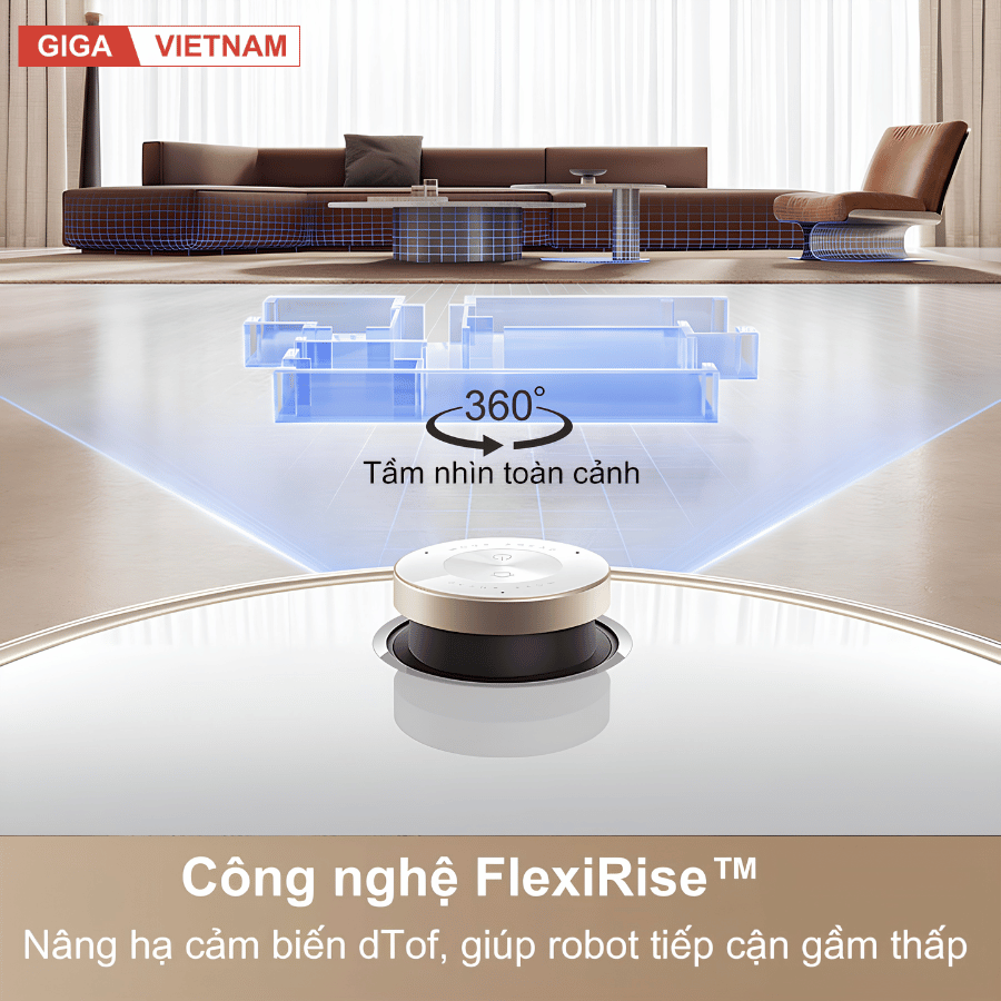 Mova V50 Ultra  - Robot Hút Bụi Lau Sàn 2026 tại Giga Việt Nam 03