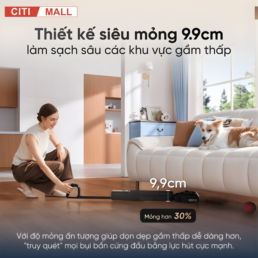 Dreame H16 GT - Máy Hút Bụi Lau Sàn 2026 tại Citimall x Giga Việt Nam 04