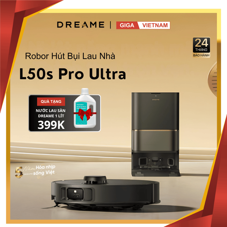 Dreame L50S Pro Ultra - Robot Hút Bụi Lau Sàn 2026
