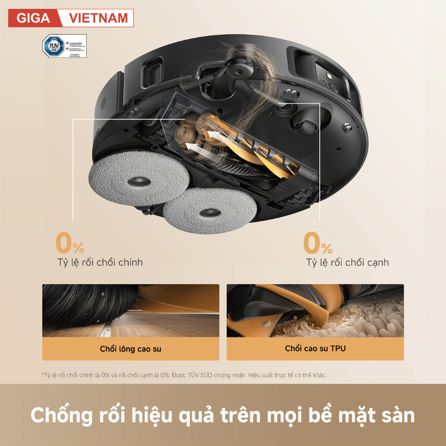 Dreame L50S Pro Ultra - Robot Hút Bụi Lau Sàn 2026 tại Giga Việt Nam x Vua Nhà Bếp Đức 04