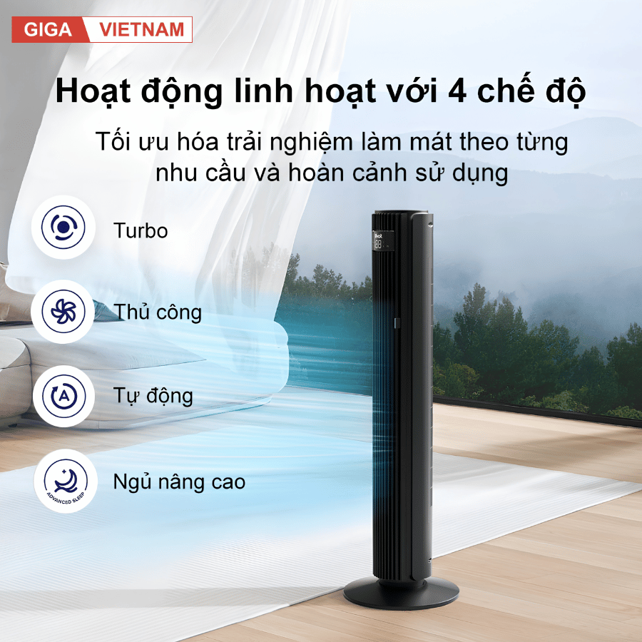Levoit Smart WiFi 42 inches - Quạt Tháp Điều Hòa 2026 tại citimall x gigavietnam 05