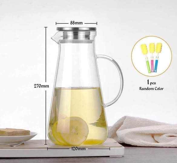 Bình đựng nước thủy tinh Sodasweet 2,2L có tay cầm