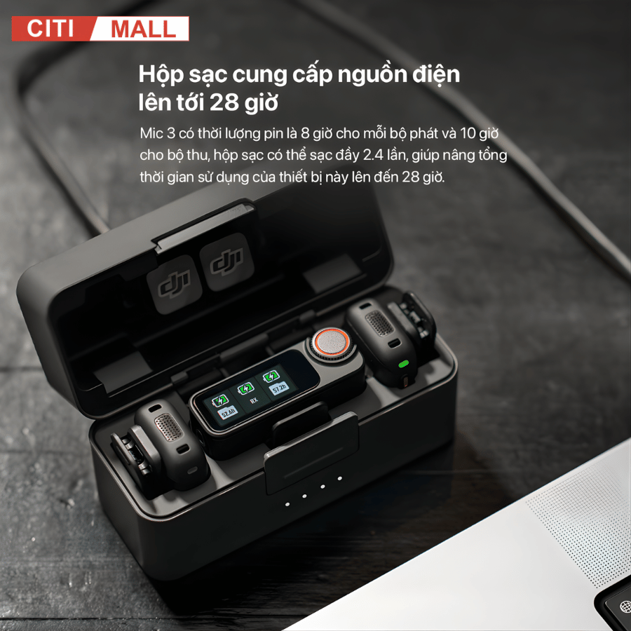 DJI Mic 3 - Micro Thế Hệ Mới 2026 tại citimall x giga việt nam 18