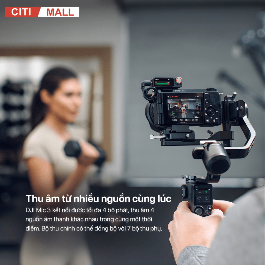 DJI Mic 3 - Micro Thế Hệ Mới 2026 tại citimall x giga việt nam 11