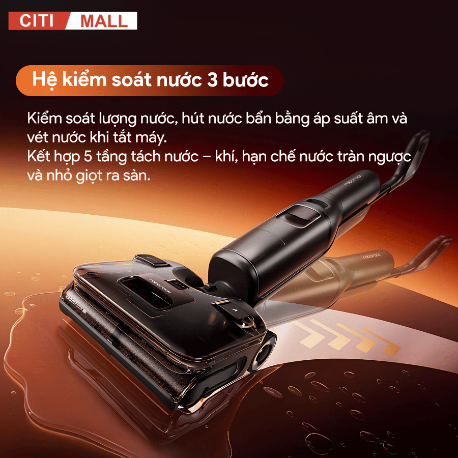 Roborock F25 Pro Steam Gen 2 Combo - Máy Hút Bụi Lau Sàn 2026 tại Citimall 12